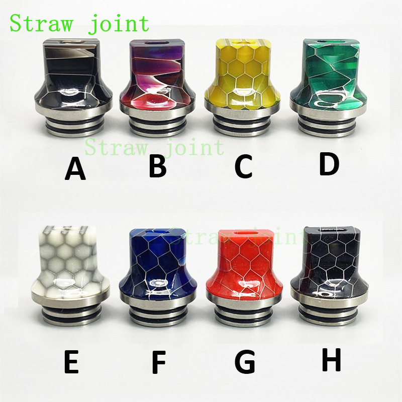 1pc 810 Flat Mouth Stainless S - đánh giá và giá Drip Tip Resin