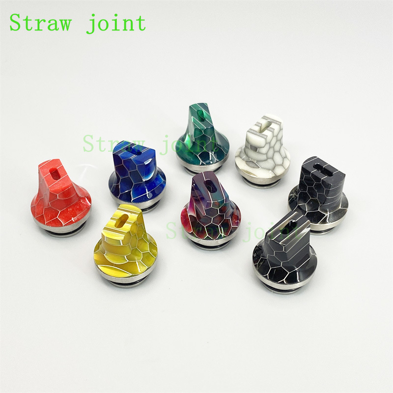 1pc 810 Flat Mouth Stainless S - đánh giá và giá Drip Tip Resin