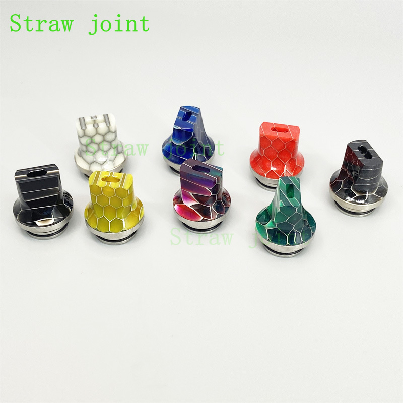 1pc 810 Flat Mouth Stainless S - đánh giá và giá Drip Tip Resin