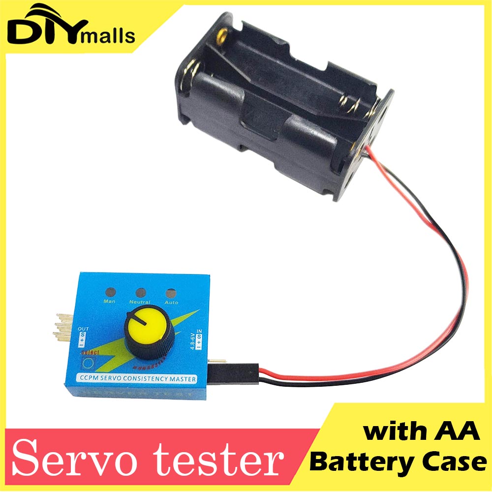 Servo Tester 3CH Digital ESC S - đánh giá và giá Battery Case Storage