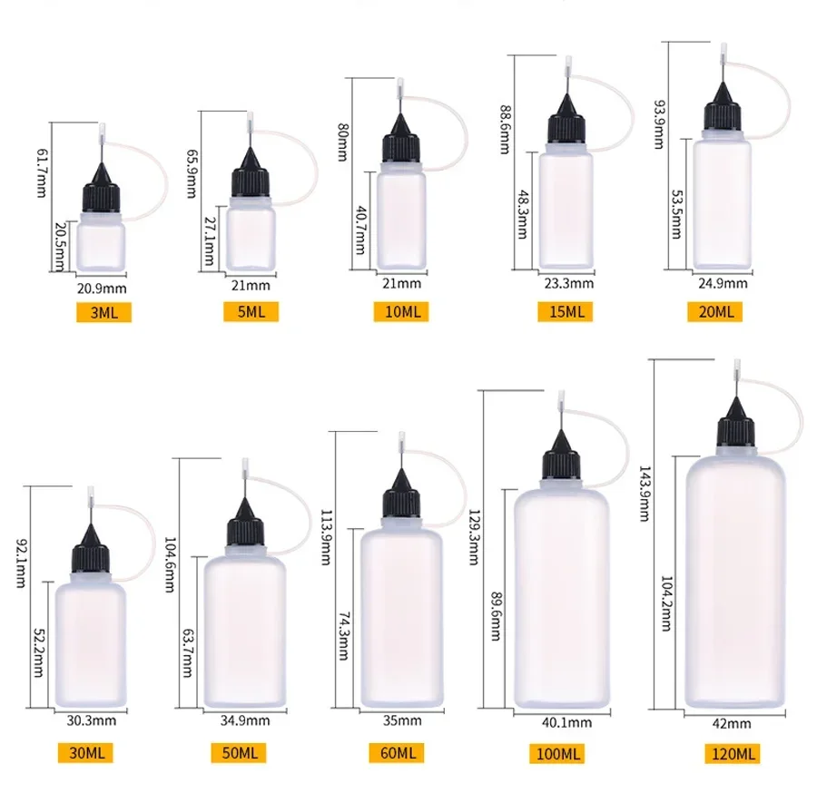 5-10pcs 5ml-120ml Empty Plasti - đánh giá và giá Squonk Bottle Silicone