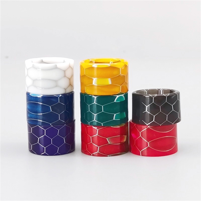 1PC Snake Skin Resin Push-in D - đánh giá và giá Drip Tip Resin
