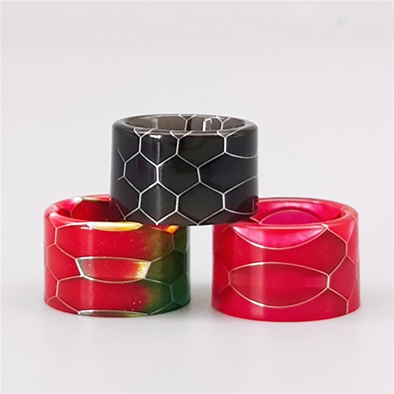 1PC Snake Skin Resin Push-in D - đánh giá và giá Drip Tip Resin