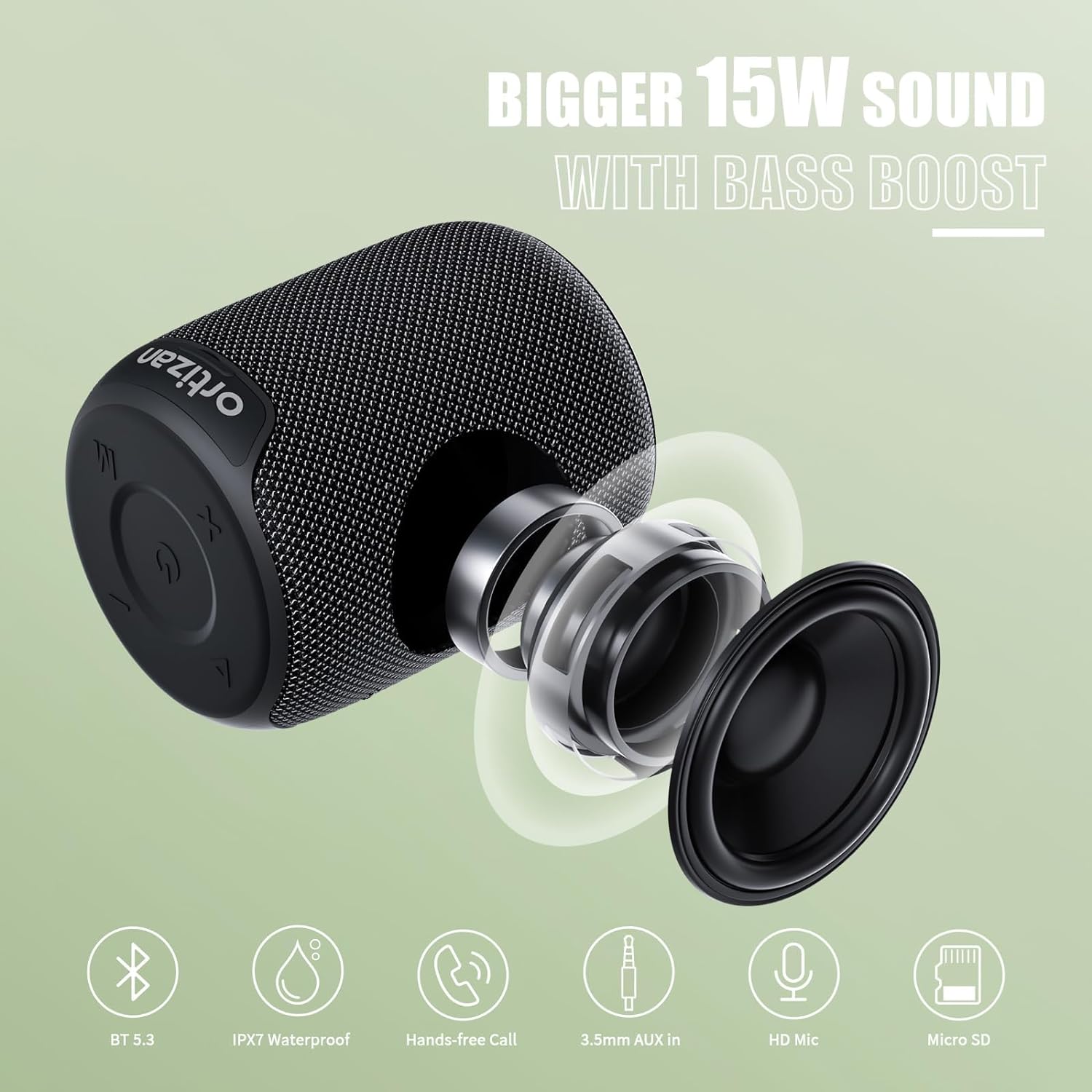Ortizan Bluetooth Speakers, Po - đánh giá và giá Anker Speaker Soundcore Mini