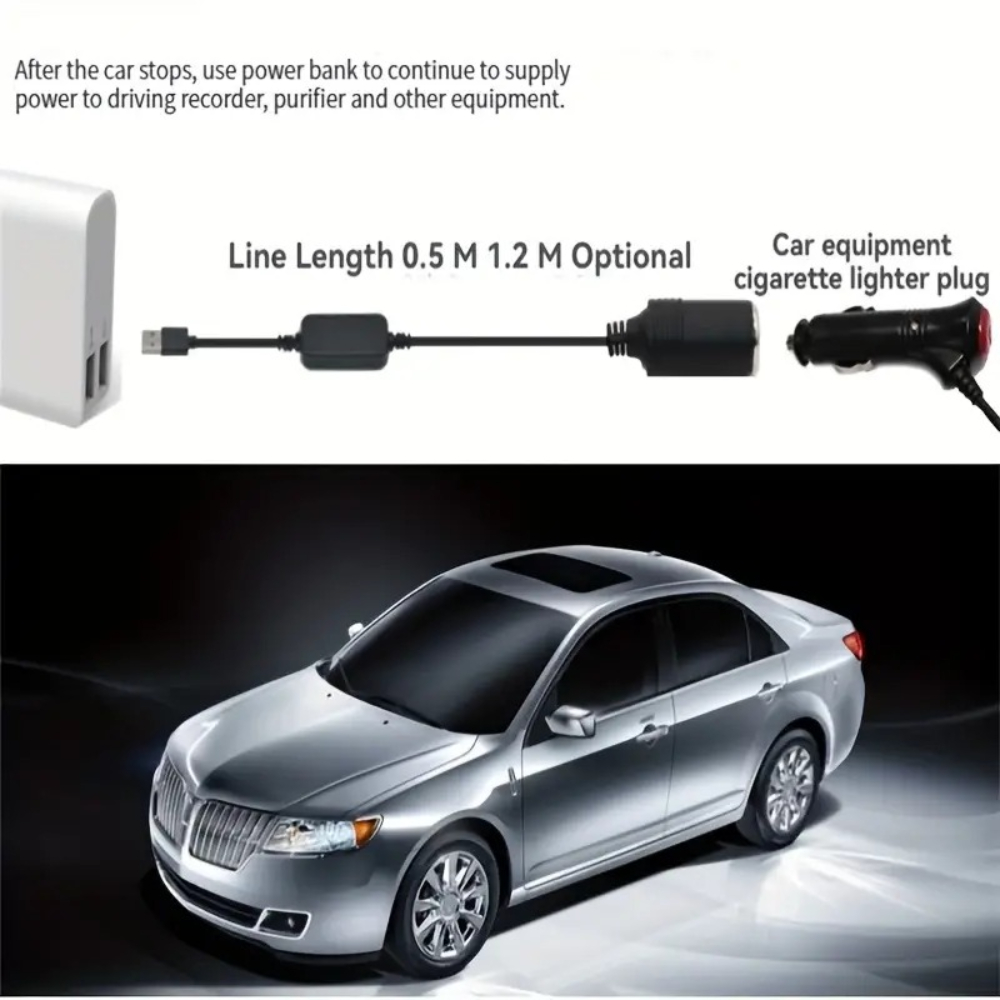 1pc 5V 2A USB To 12V Cigarette - đánh giá và giá Accessories Experts Vape