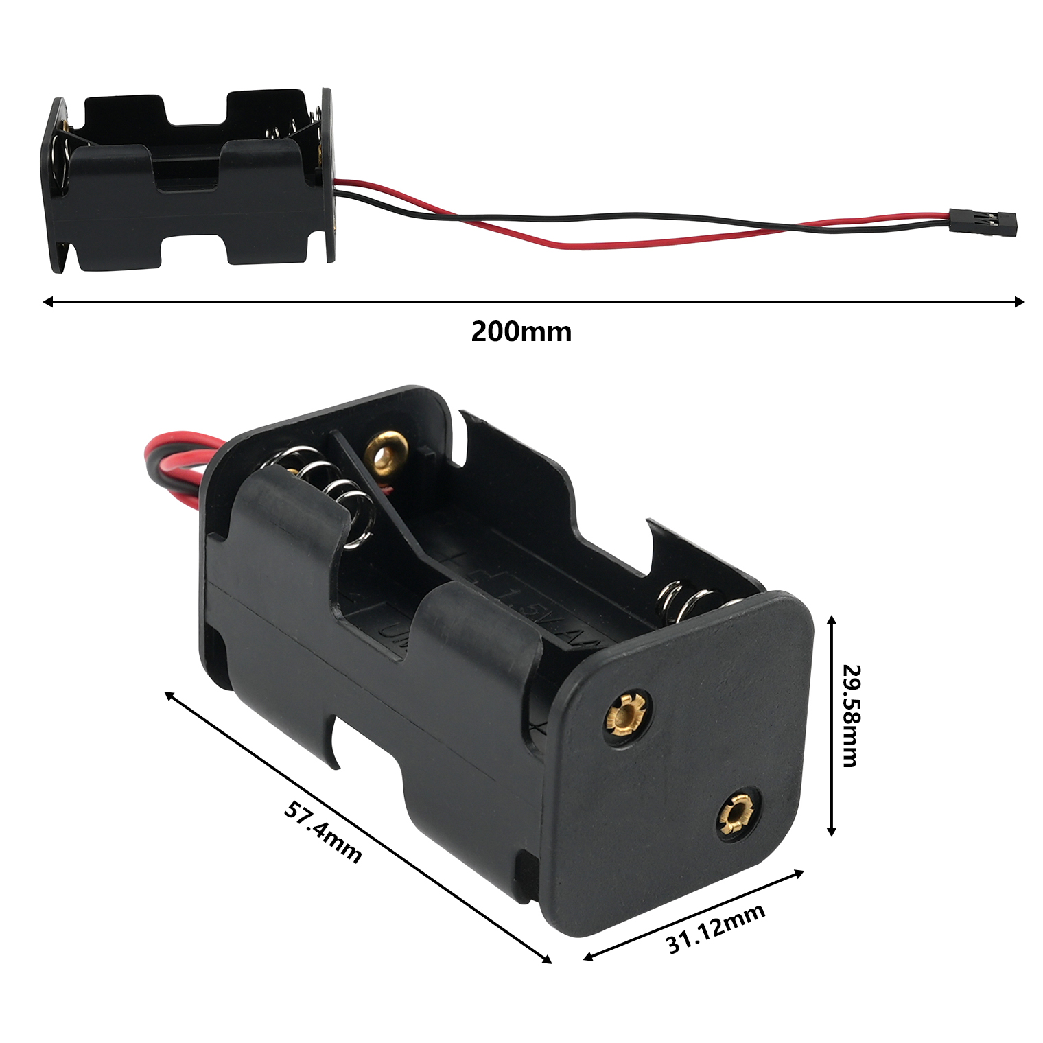 RCmall 3CH ESC Servo Tester G. - đánh giá và giá Battery Case Storage