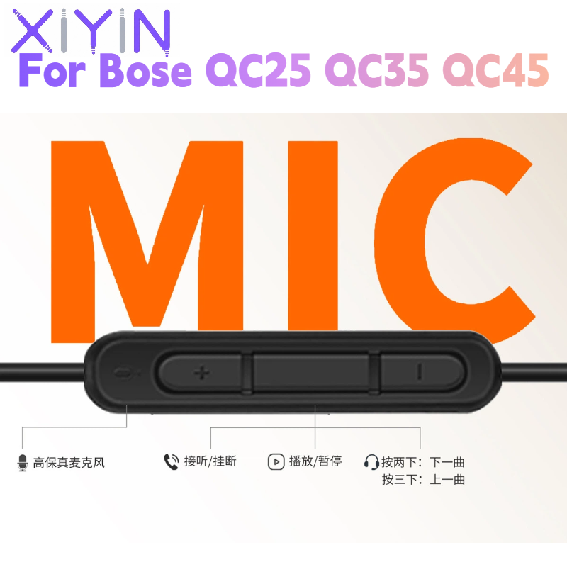 Replacement 1.4 meters DAC Typ - đánh giá và giá Bose Headphone Qc45