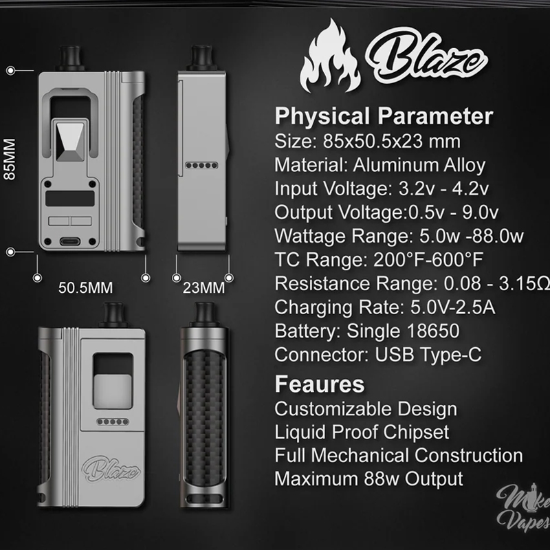 Original ThunderHead Creations - đánh giá và giá Vape Battery 18650
