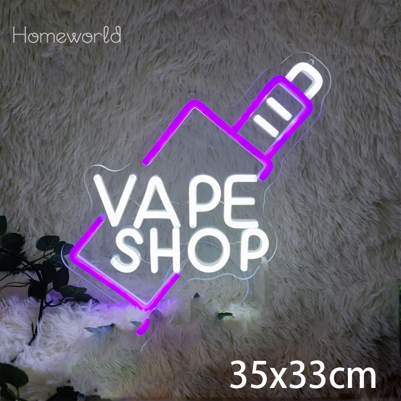 VAPE Shop Neon Sign for Smoke  - đánh giá và giá Vaping Store