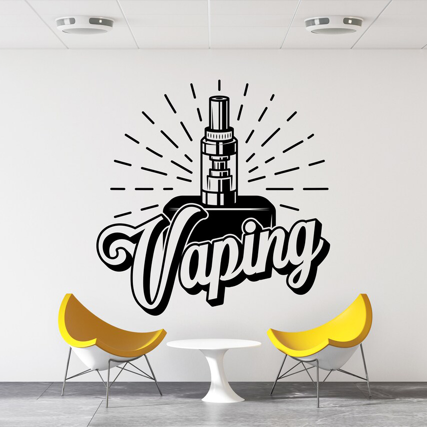 Vape Shop Wall Decal Window St - đánh giá và giá Vaping Store