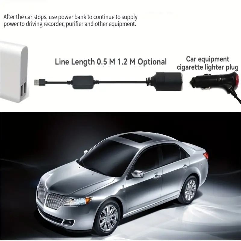 1pc 5V 2A USB To 12V Cigarette - đánh giá và giá Accessories Experts Vape