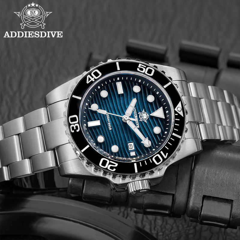 ADDIESDIVE Men's 2115 Quartz W - đánh giá và giá Battery Case Storage